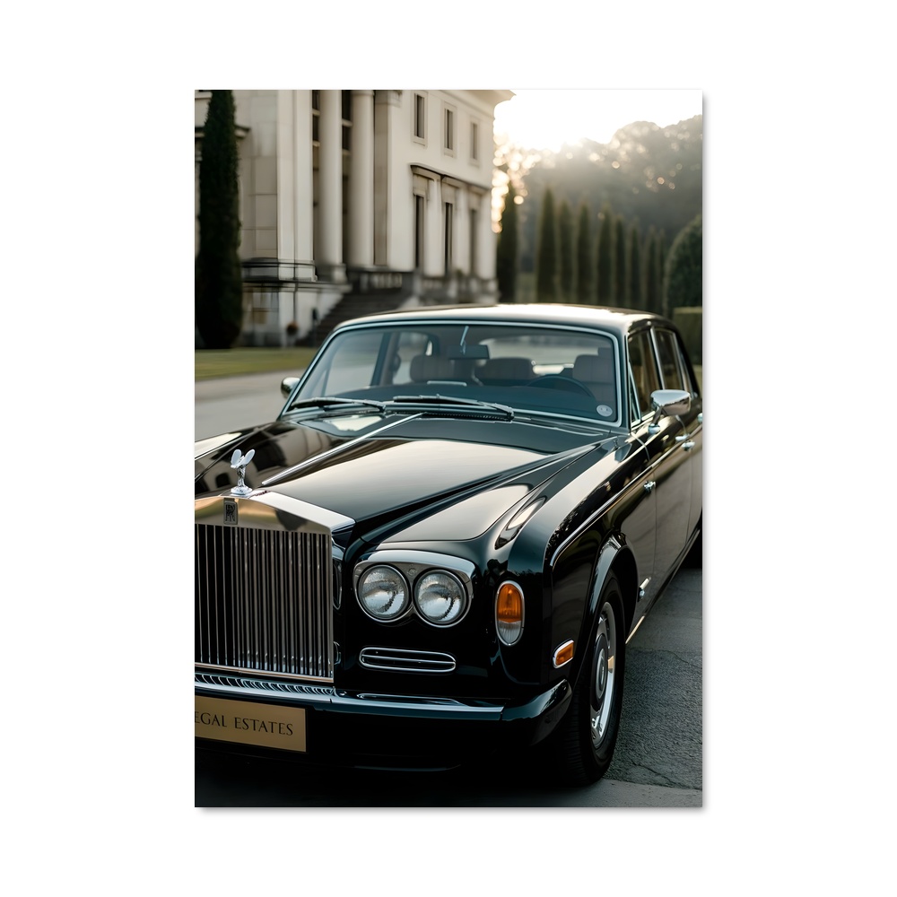 Poster Élégance de Nuit – affiche Rolls-Royce
